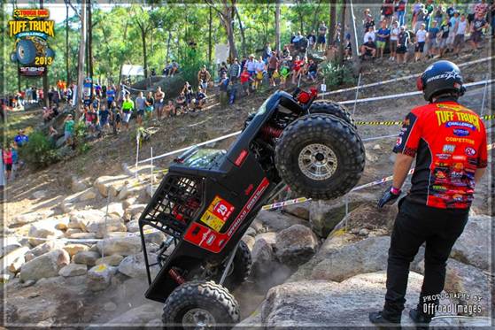 Thorpe Motorsport Jeep Tuff Truck 2013 with CalOffroad CVs 