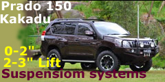 Toyota Prado 150 Kakadu CalOffroad 0 to 3 inch Suspension Lift Systems